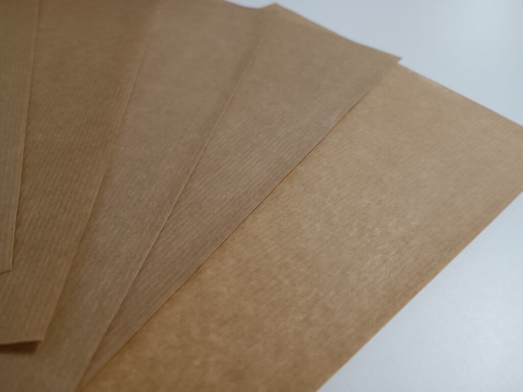 Papier kraft vergé biodégradable et recyclable 